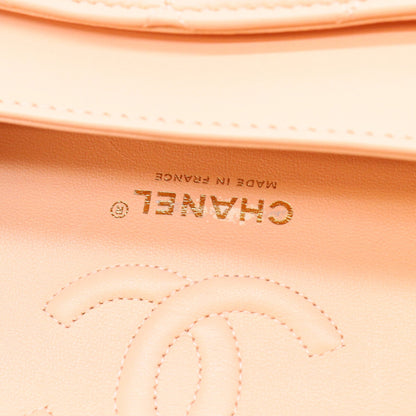 CHANEL シャネル AO1113 サーモンピンク ラム G金具 マトラッセ23 ショルダーバッグ ショルダーバッグ