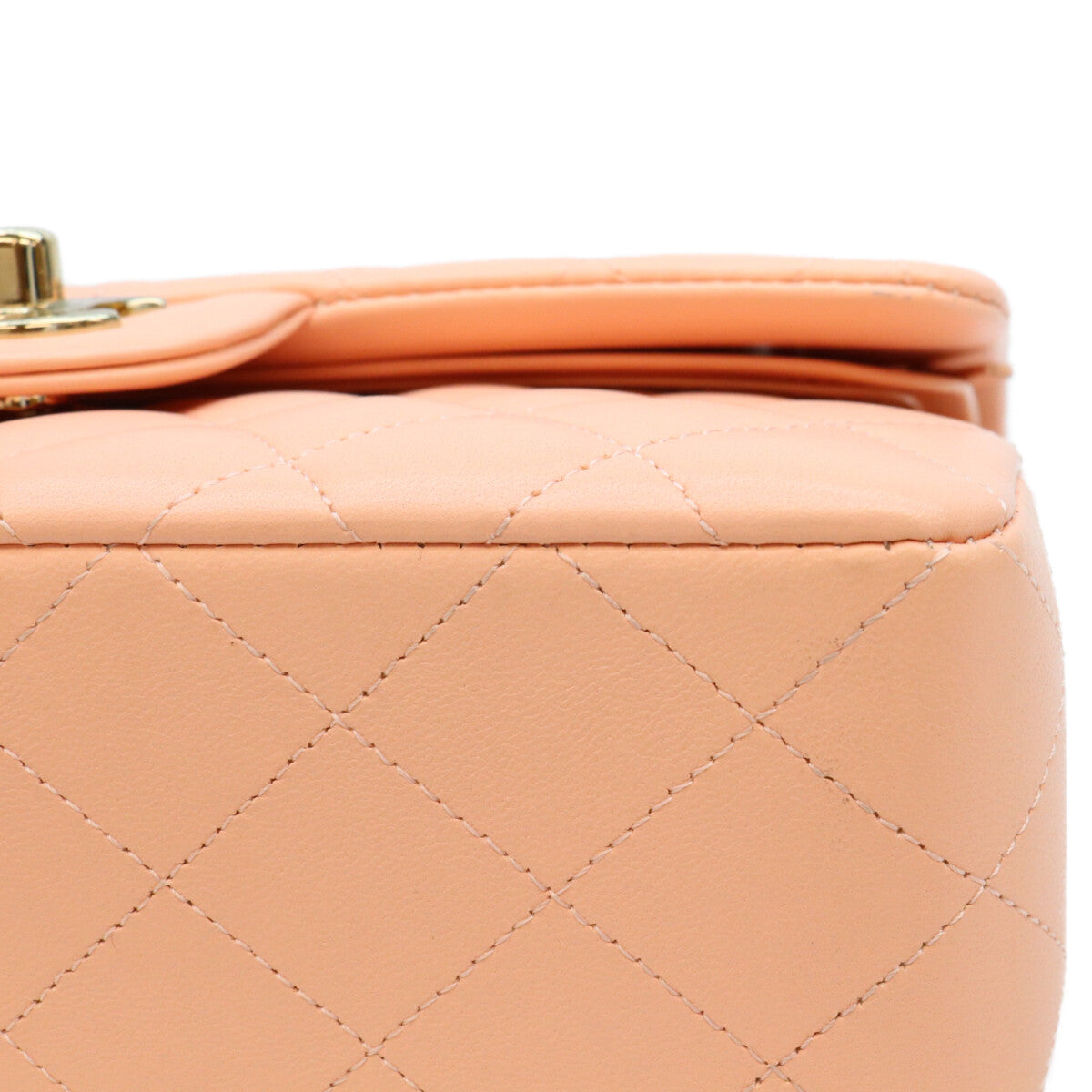 CHANEL シャネル AO1113 サーモンピンク ラム G金具 マトラッセ23 ショルダーバッグ ショルダーバッグ
