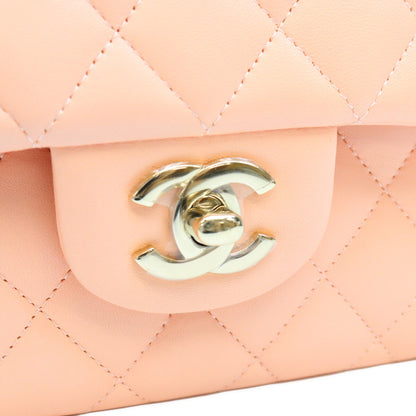 CHANEL シャネル AO1113 サーモンピンク ラム G金具 マトラッセ23 ショルダーバッグ ショルダーバッグ