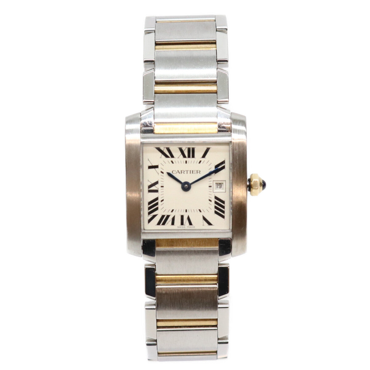 Cartier カルティエ W51012Q4 タンクフランセーズMM SS YG クオーツ 腕時計 腕時計