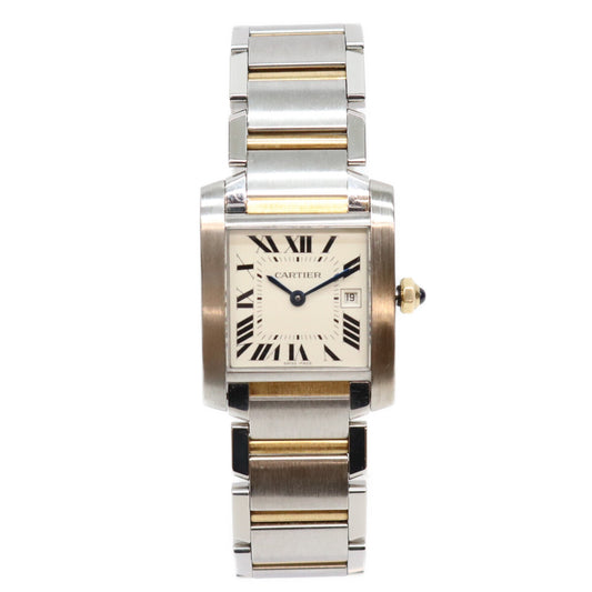 Cartier カルティエ W51012Q4 タンクフランセーズMM SS YG クオーツ 腕時計 腕時計