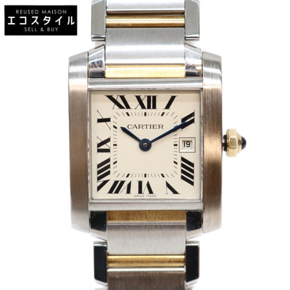 Cartier カルティエ W51012Q4 タンクフランセーズMM SS YG クオーツ 腕時計 腕時計