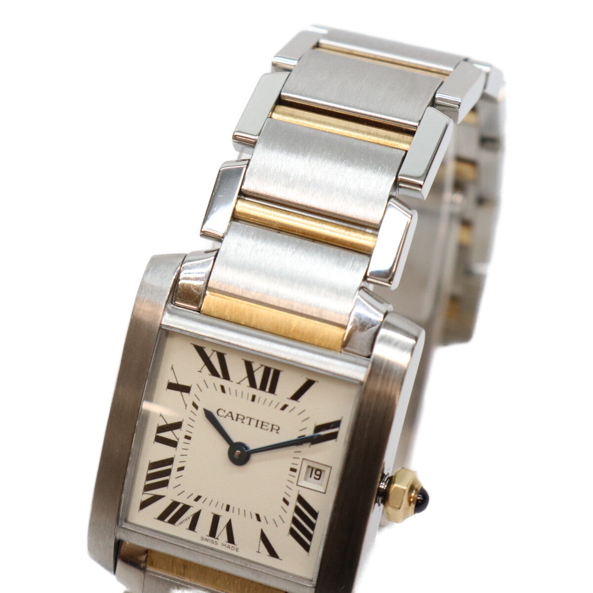 Cartier カルティエ W51012Q4 タンクフランセーズMM SS YG クオーツ 腕時計 腕時計