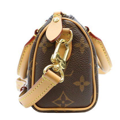 LOUIS VUITTON ルイヴィトン 23年 M81085 モノグラム ナノスピーディ ミニボストンバッグ ショルダーバッグ
