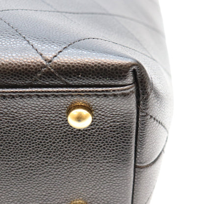 CHANEL シャネル AS5777 黒 キャビアスキン G金具 クラシック ショッピングバッグ トートバッグ トートバッグ