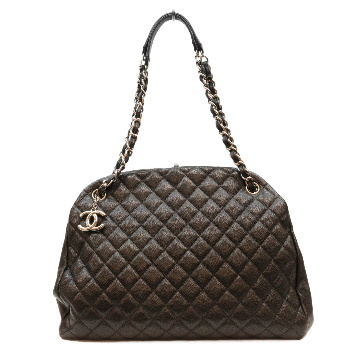 CHANEL シャネル 15番 A50558 黒 キャビア マドモアゼルボーリング SV金具 トートバック トートバッグ
