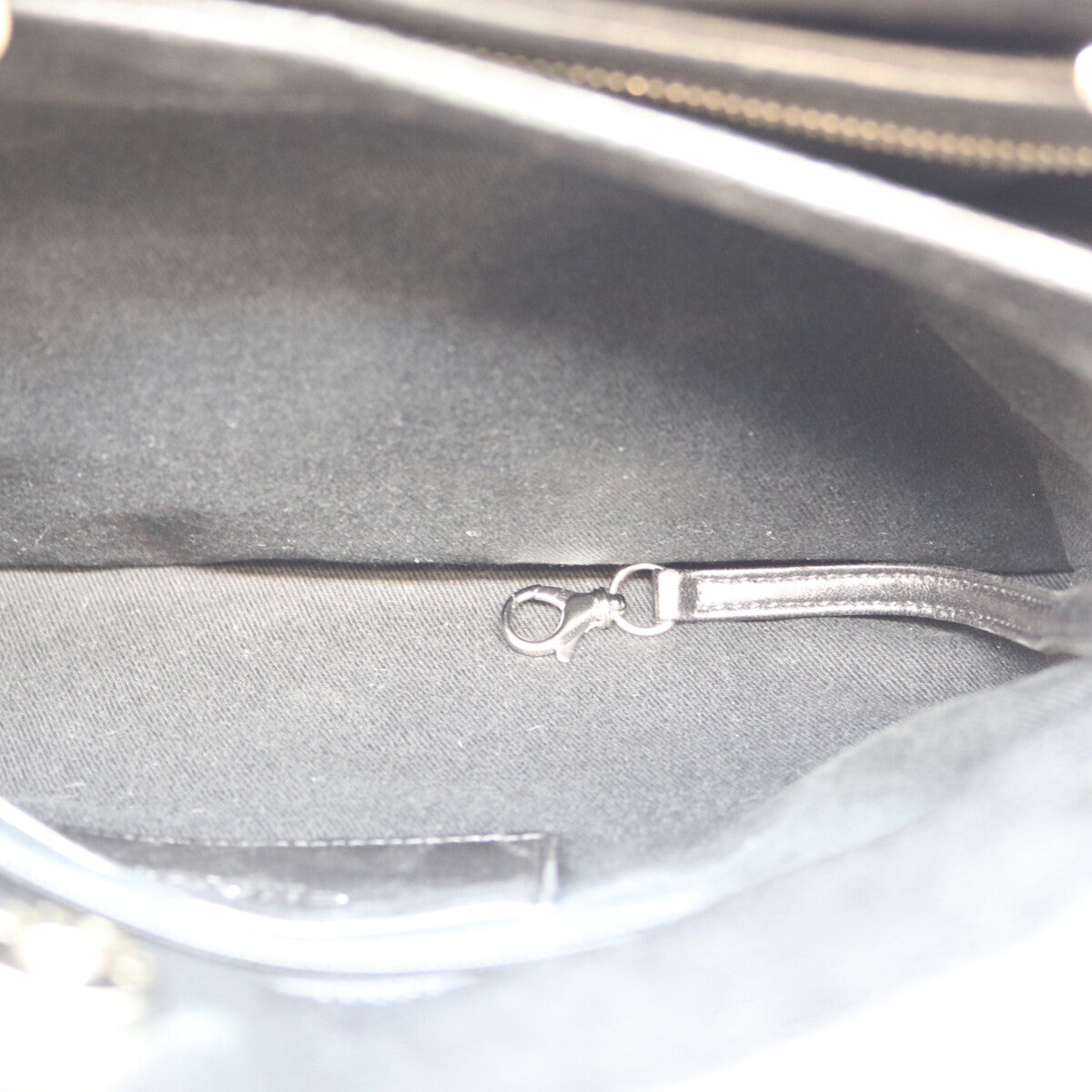 CHANEL シャネル 15番 A50558 黒 キャビア マドモアゼルボーリング SV金具 トートバック トートバッグ