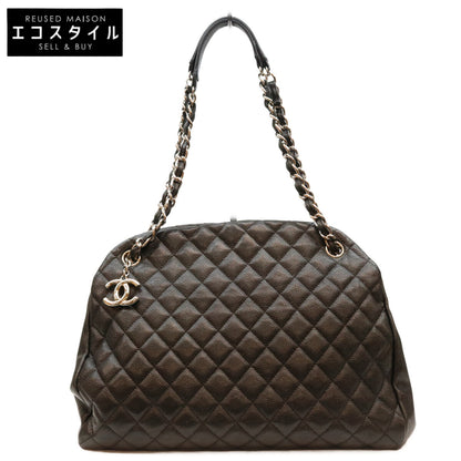 CHANEL シャネル 15番 A50558 黒 キャビア マドモアゼルボーリング SV金具 トートバック トートバッグ