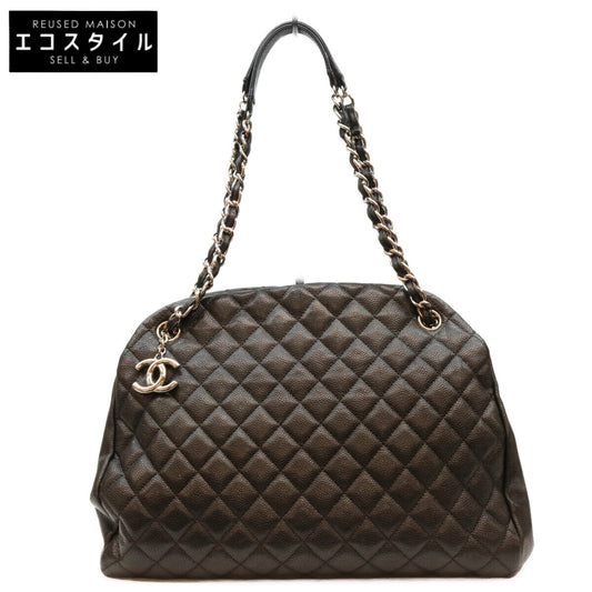 CHANEL シャネル 15番 A50558 黒 キャビア マドモアゼルボーリング SV金具 トートバック トートバッグ
