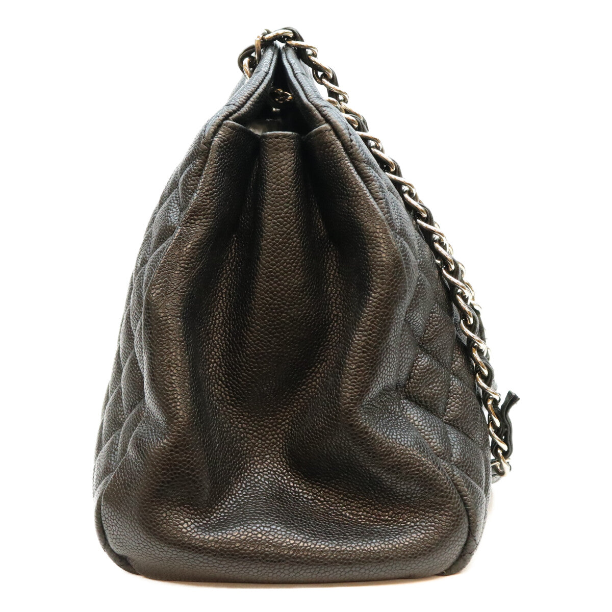 CHANEL シャネル 15番 A50558 黒 キャビア マドモアゼルボーリング SV金具 トートバック トートバッグ