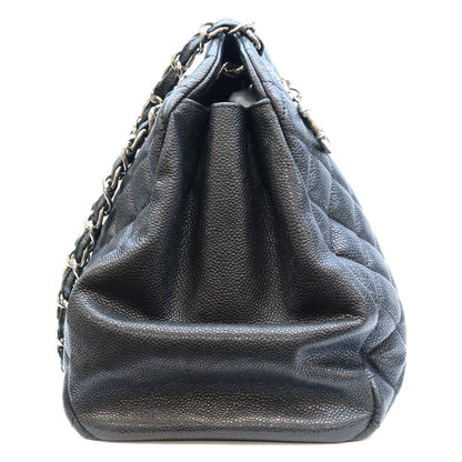 CHANEL シャネル 15番 A50558 黒 キャビア マドモアゼルボーリング SV金具 トートバック トートバッグ
