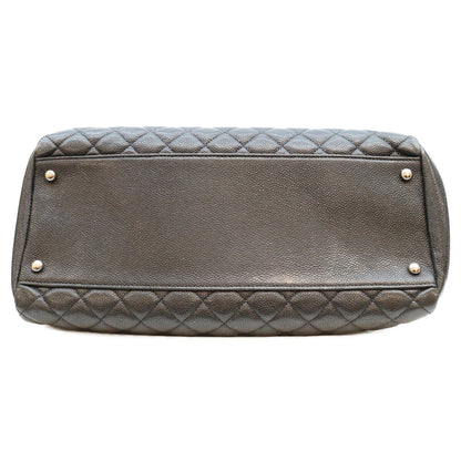 CHANEL シャネル 15番 A50558 黒 キャビア マドモアゼルボーリング SV金具 トートバック トートバッグ