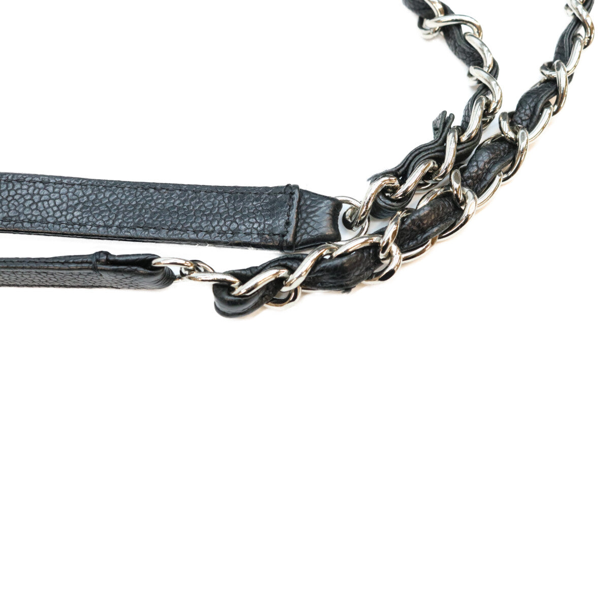 CHANEL シャネル 15番 A50558 黒 キャビア マドモアゼルボーリング SV金具 トートバック トートバッグ