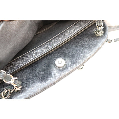 CHANEL シャネル 15番 A50558 黒 キャビア マドモアゼルボーリング SV金具 トートバック トートバッグ