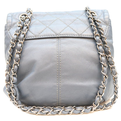 CHANEL シャネル 17番 ブルー カーフ CCトリアノン SV金具 マトラッセ メッセンジャー ショルダーバック ショルダーバッグ
