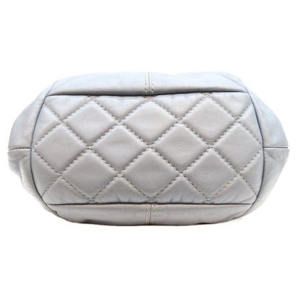 CHANEL シャネル 17番 ブルー カーフ CCトリアノン SV金具 マトラッセ メッセンジャー ショルダーバック ショルダーバッグ