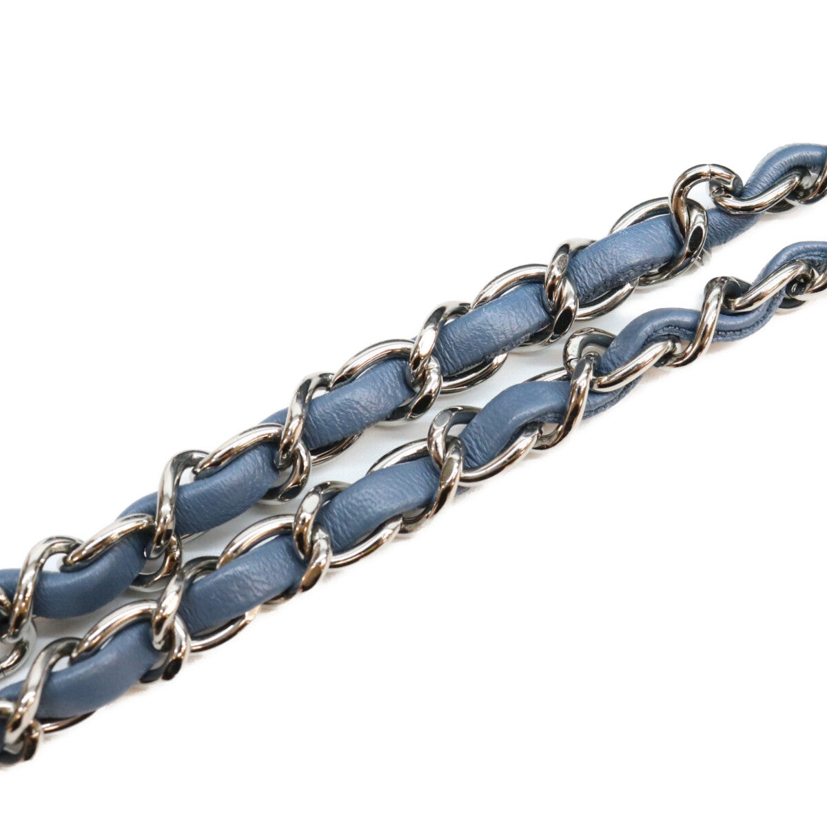 CHANEL シャネル 17番 ブルー カーフ CCトリアノン SV金具 マトラッセ メッセンジャー ショルダーバック ショルダーバッグ