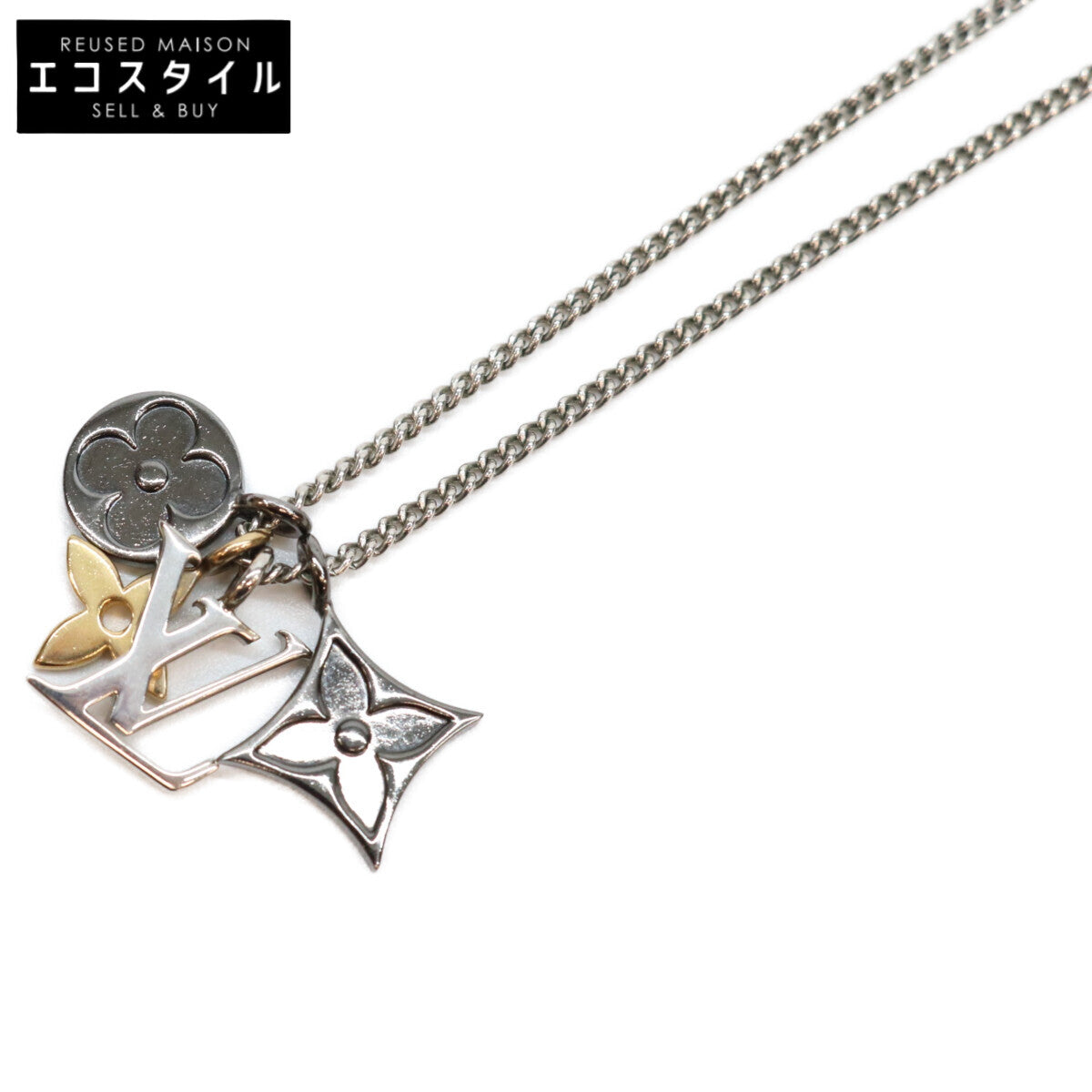 LOUIS VUITTON ルイヴィトン 21年 M00521 ペンダント LV インスティンクト ネックレス ネックレス