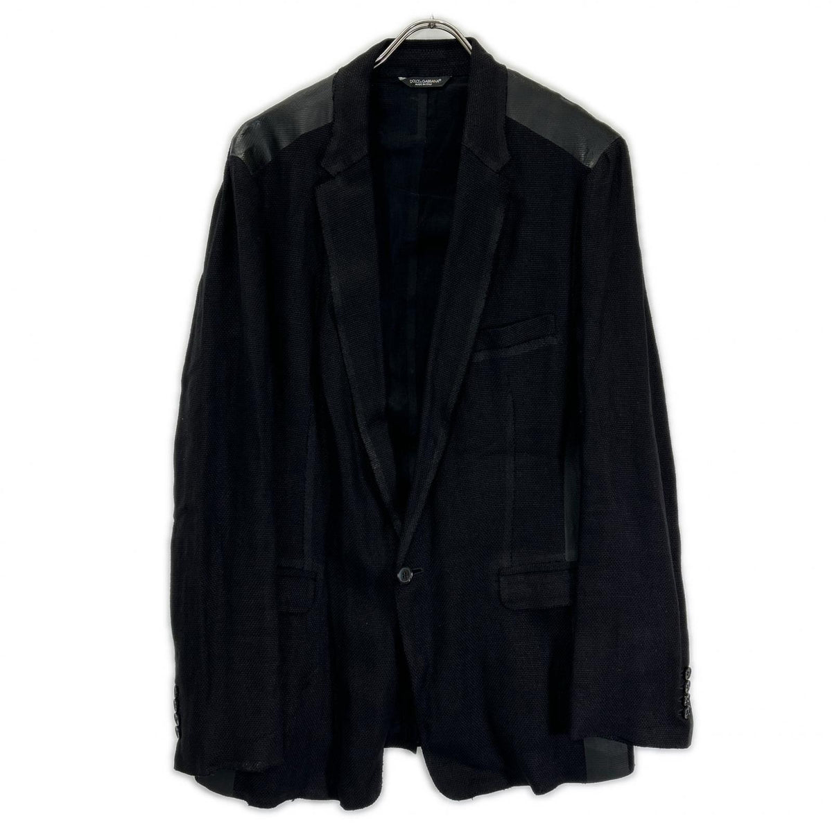 DOLCE&GABBANA ドルチェアンドガッバーナ シングルボタン リネン テーラードジャケット ジャケット