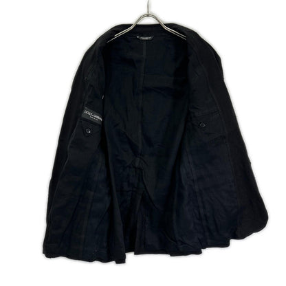 DOLCE&GABBANA ドルチェアンドガッバーナ シングルボタン リネン テーラードジャケット ジャケット