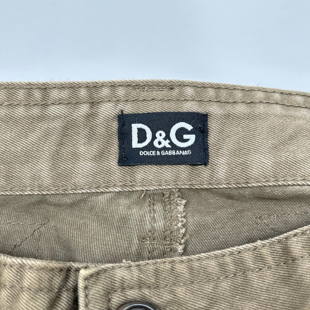D&G ディーアンドジー スウェードパッチ カーゴパンツ ボトムス