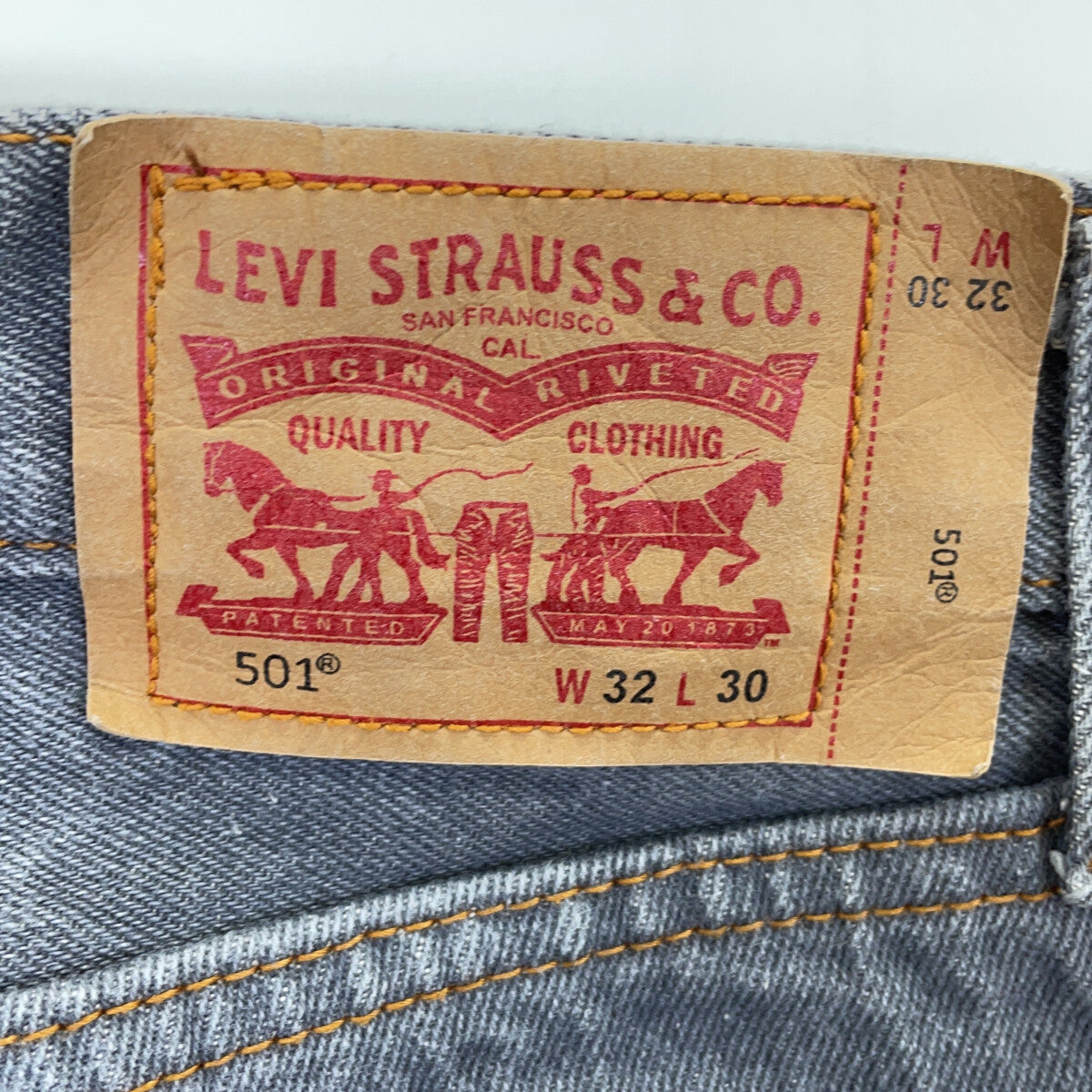 LEVI'S Levi's 501 Black Straight Pants Bottoms