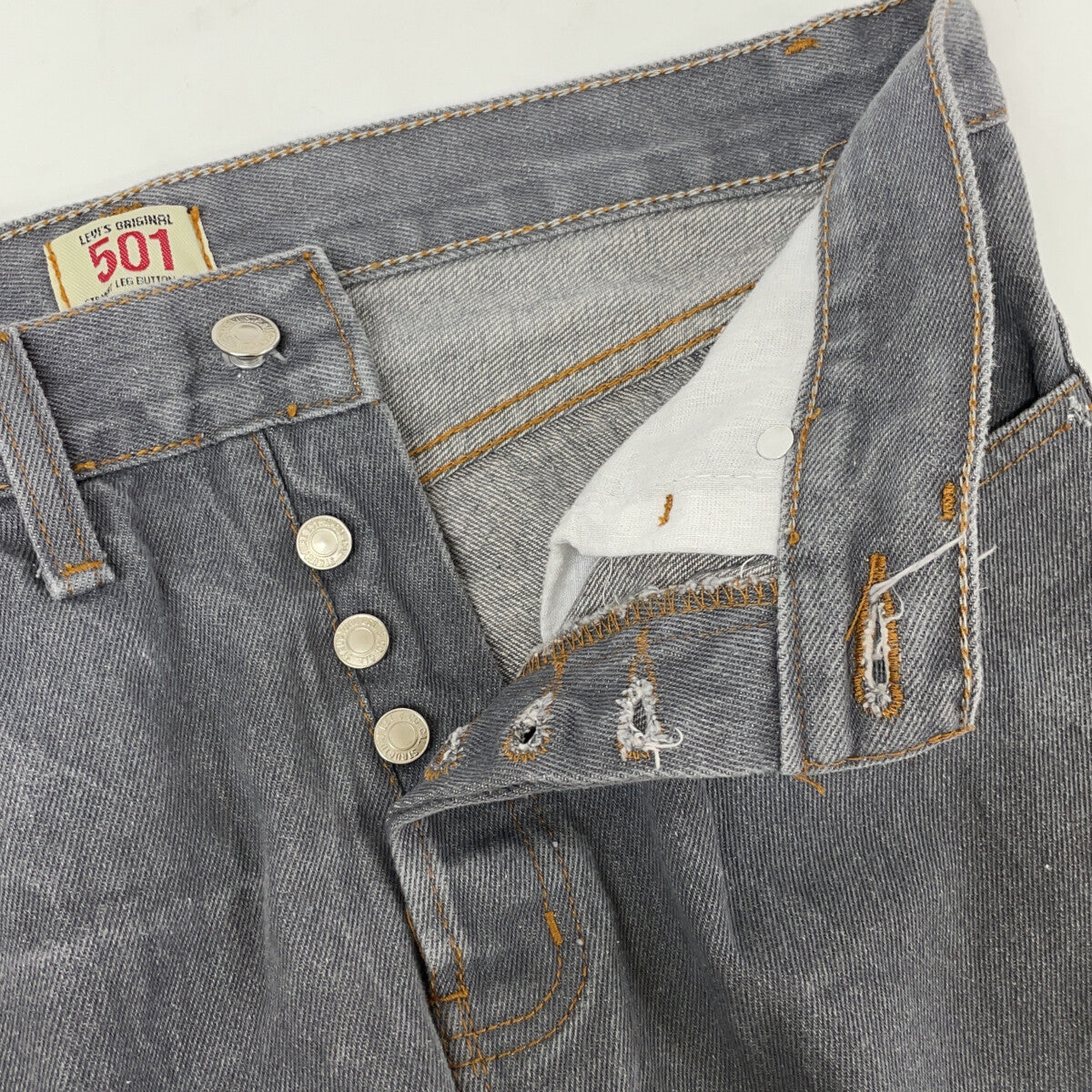 LEVI'S Levi's 501 Black Straight Pants Bottoms