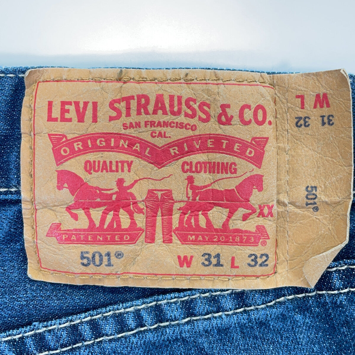 LEVI‘S 李维斯 501 靛蓝色直筒裤 下装