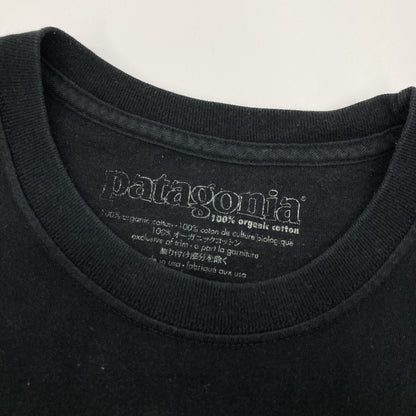 patagonia 巴塔哥尼亚 黑色 棉质 浮世绘T恤 上衣