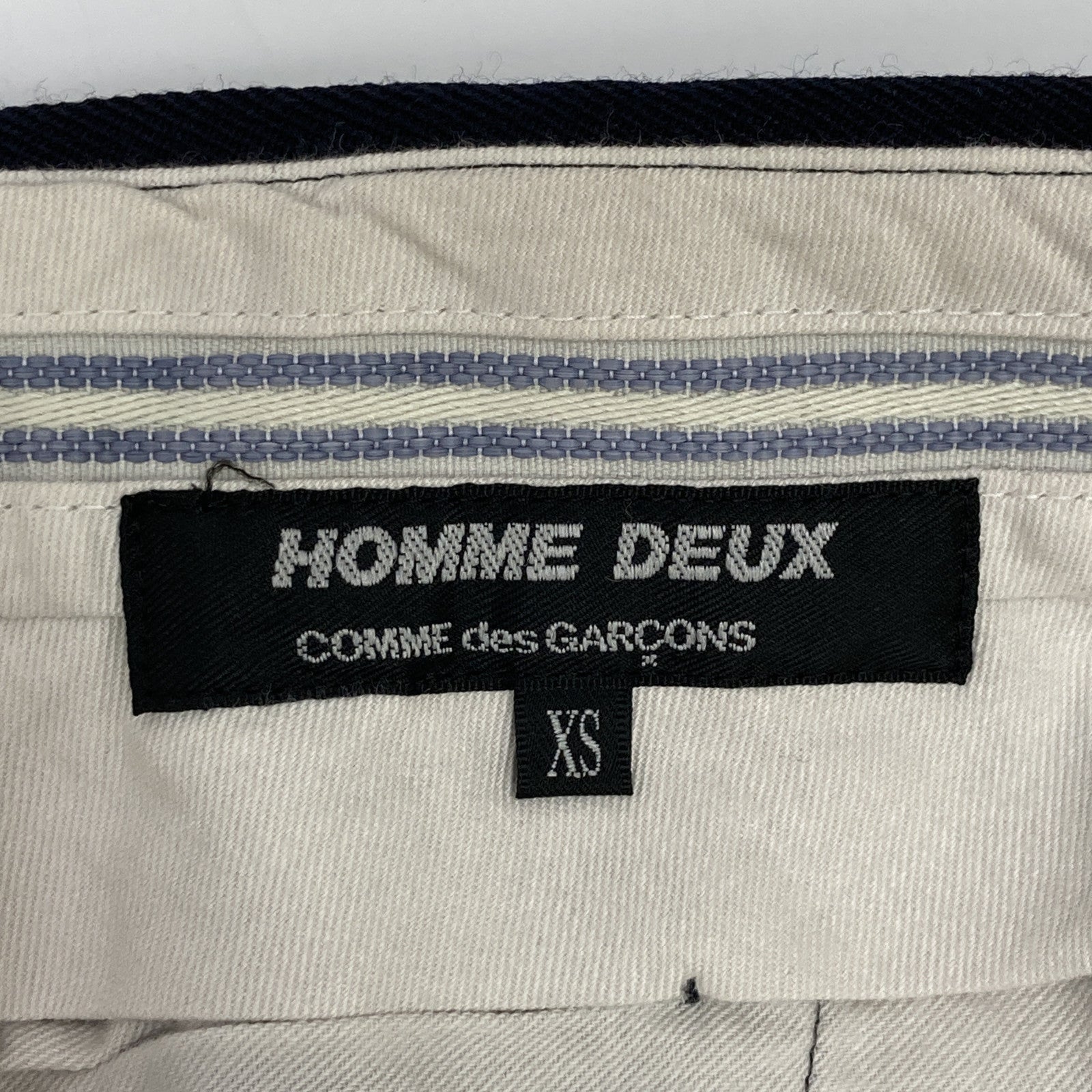 COMMEdesGARCONS HOMME DEUX コムデギャルソンオムドゥ DP-P035 ネイビー ストライプ スラックス ボトムス
