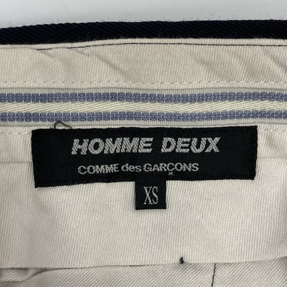 COMMEdesGARCONS HOMME DEUX コムデギャルソンオムドゥ DP-P035 ネイビー ストライプ スラックス ボトムス