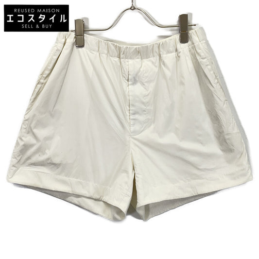 AURALEE White Cotton Shorts TERRY LINED LIGHT NYLON EASY SHORTS Bottoms