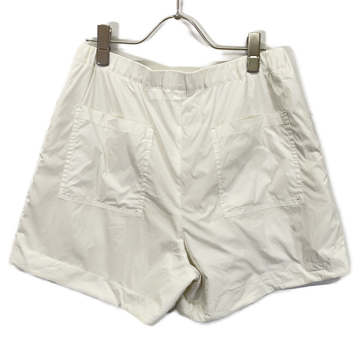 AURALEE White Cotton Shorts TERRY LINED LIGHT NYLON EASY SHORTS Bottoms