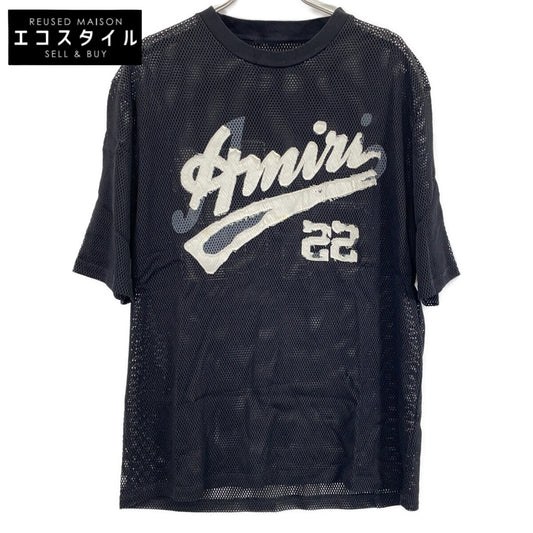 AMIRI アミリ ブラック メッシュ ゲームシャツ トップス