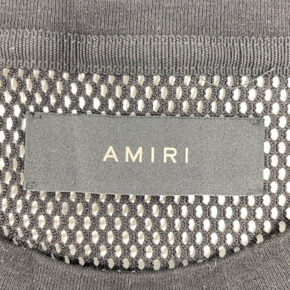 AMIRI Amiri 黑色网眼运动衫上衣