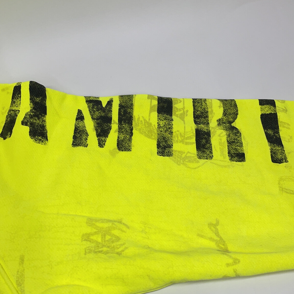 AMIRI Amiri 黄色徽标牌长袖运动衫上衣