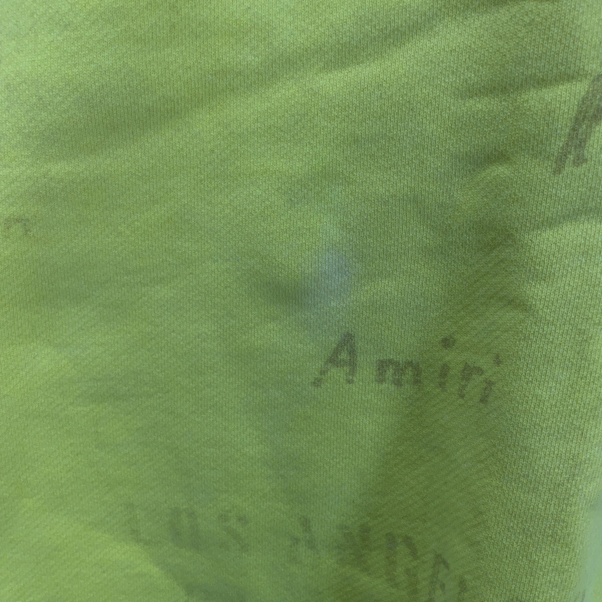 AMIRI Amiri 黄色徽标牌长袖运动衫上衣