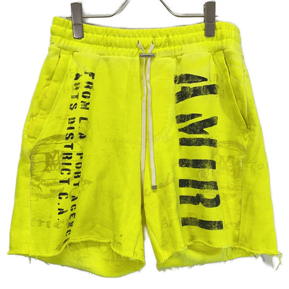 AMIRI 阿米里 黄色标志牌短裤下装