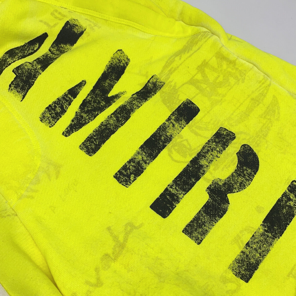 AMIRI 阿米里 黄色标志牌短裤下装