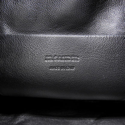 JIL SANDER ジルサンダー DUMPLING キャンバス レザー リバーシブル バッグ ショルダーバッグ レディース アイボリー×ブラック j07wg0027 ショルダーバッグ