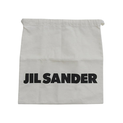 JIL SANDER ジルサンダー DUMPLING キャンバス レザー リバーシブル バッグ ショルダーバッグ レディース アイボリー×ブラック j07wg0027 ショルダーバッグ