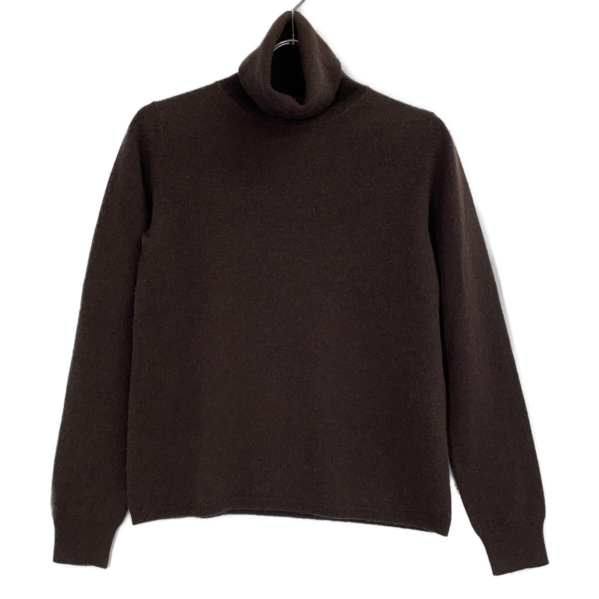 21AW STUDIO Brown Cashmere Blend Turtleneck Top S Ladies