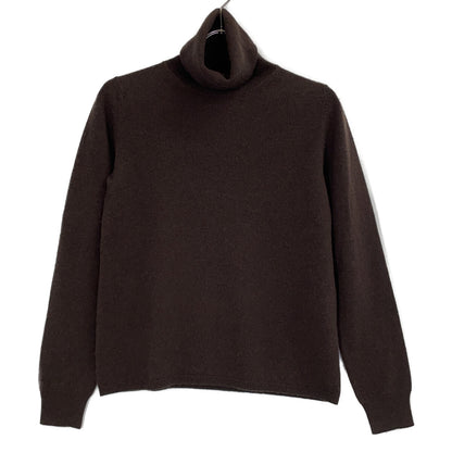 21AW STUDIO Brown Cashmere Blend Turtleneck Top S Ladies