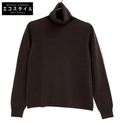21AW STUDIO Brown Cashmere Blend Turtleneck Top S Ladies