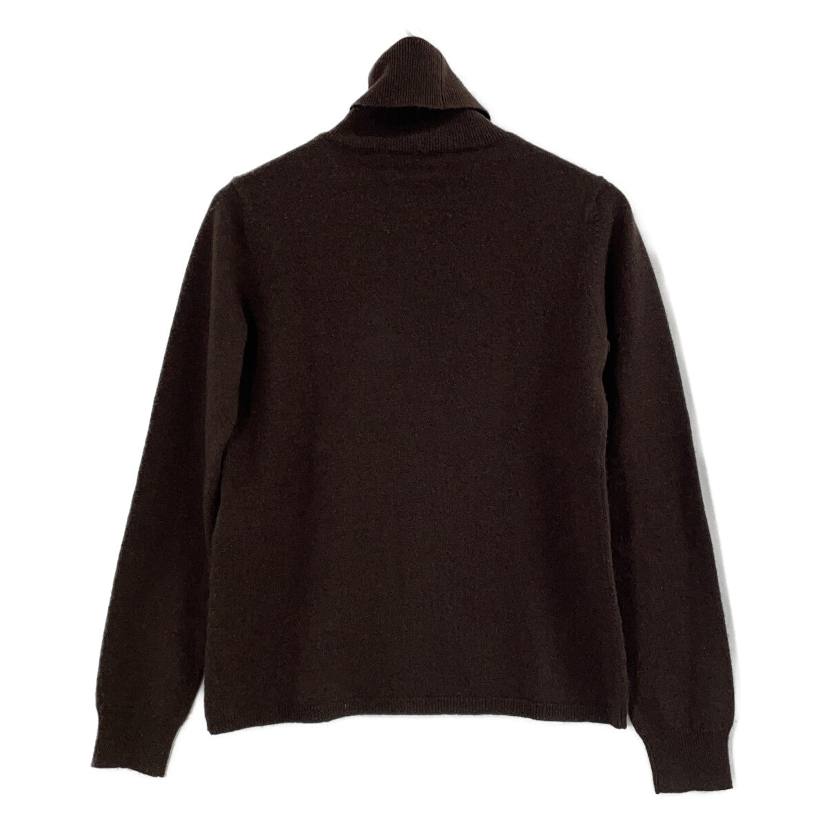 21AW STUDIO Brown Cashmere Blend Turtleneck Top S Ladies