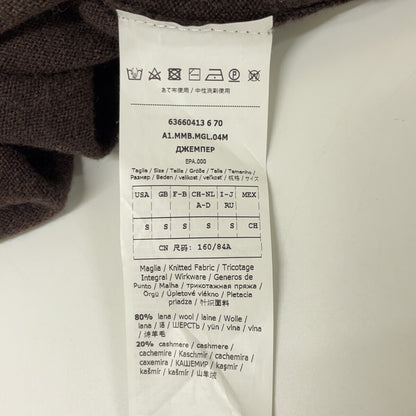 21AW STUDIO Brown Cashmere Blend Turtleneck Top S Ladies