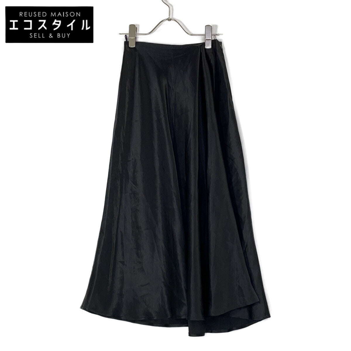 MAX MARA LEISURE マックスマーラレジャー 31060126 ブラク サテンスカート スカート