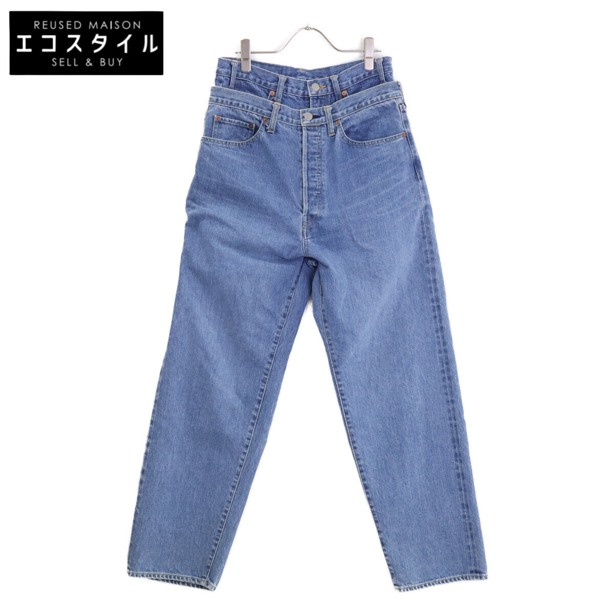 TIMELESS LAYERED DENIM JEANS - INDIGO 下装 S 男士