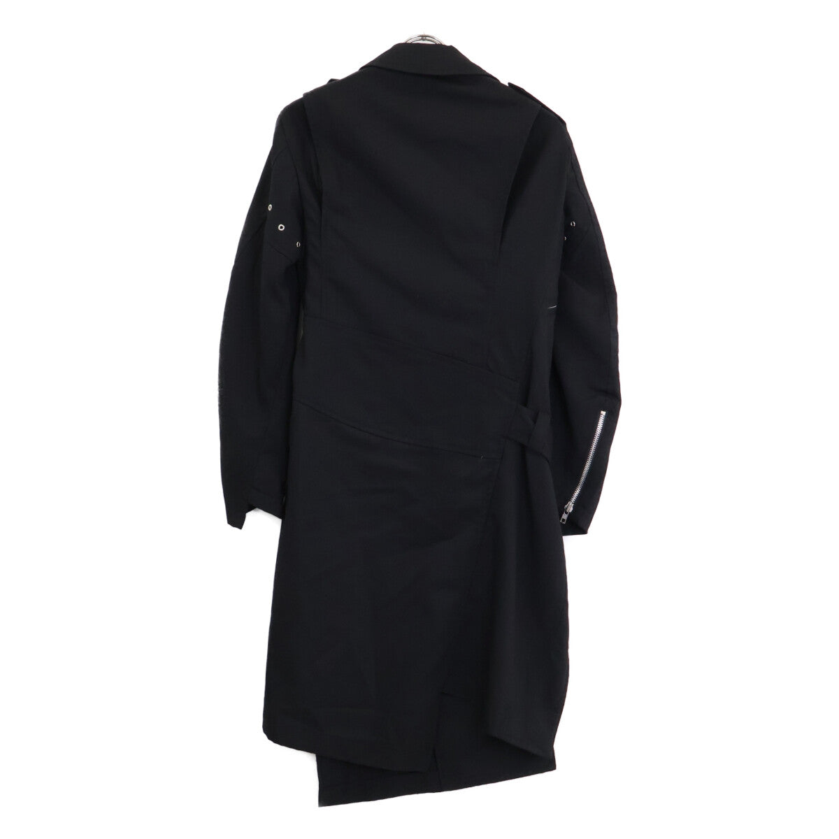 BLACKCOMMEdesGARCONS ブラックコムデギャルソン AD2015 1Q-J003 捻じれウールライダース コート
