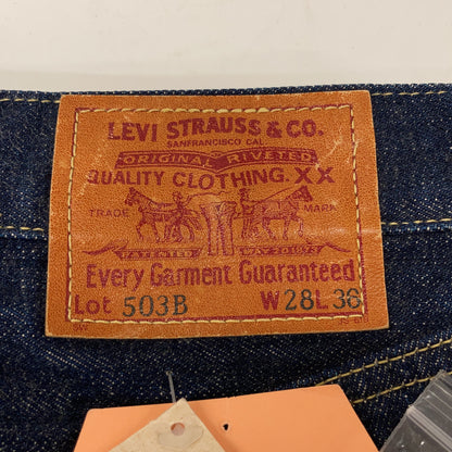 LEVI'S リーバイス 503B-XX01 日本製 デッドストック 濃紺デニム ボトムス